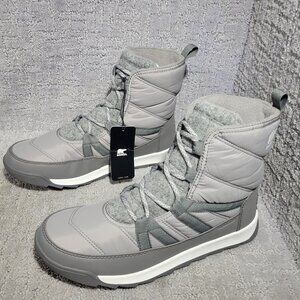 Sorel Women's Gray and White Winter Boots